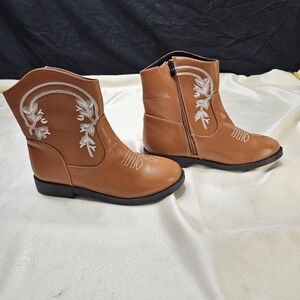 Girls Cowboy Boots for Little/Big Kid Mid Calf Western Cowgirl Boots